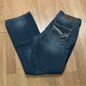 Request Jeans Premium Boys 16 (29x28) Bootcut Dark Blue Western Denim Cowboy